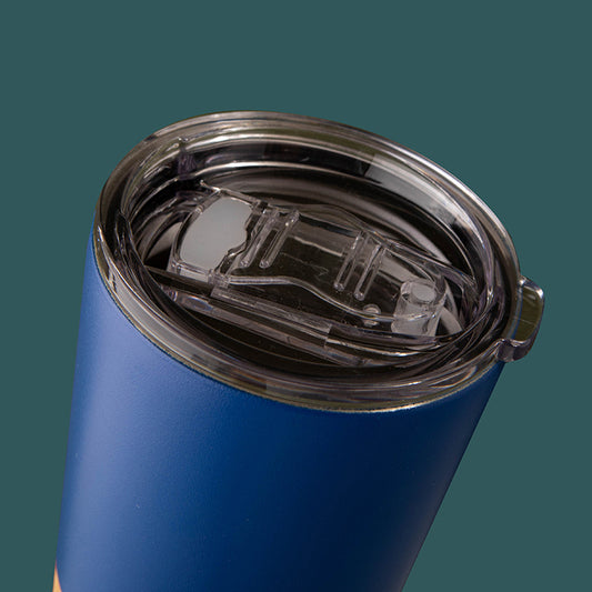 Double-Walled Stainless Steel Insulated Tumbler with Bamboo Shell Sleeve – 20oz Travel Mug for Coffee, Outdoor, and Car Use