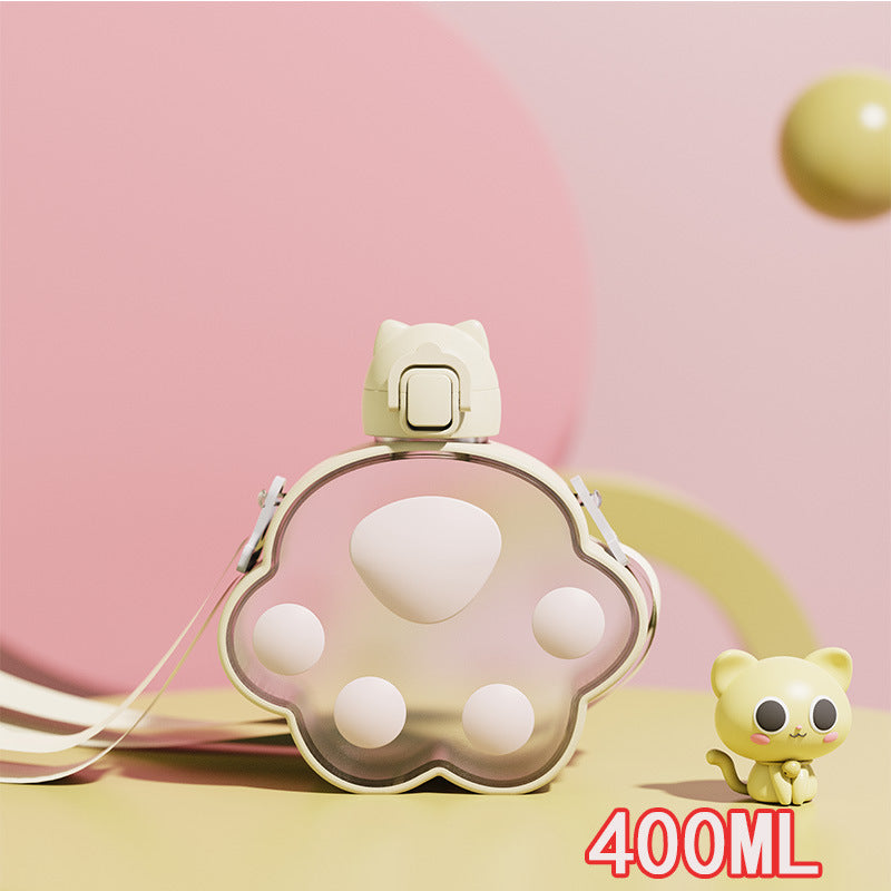 Paw-some! Adorable Cat Paw Design Tumbler - The Perfect Leak-Proof & Portable Sippy Cup